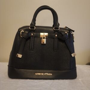 Black Adrienne Vittadini Satchel